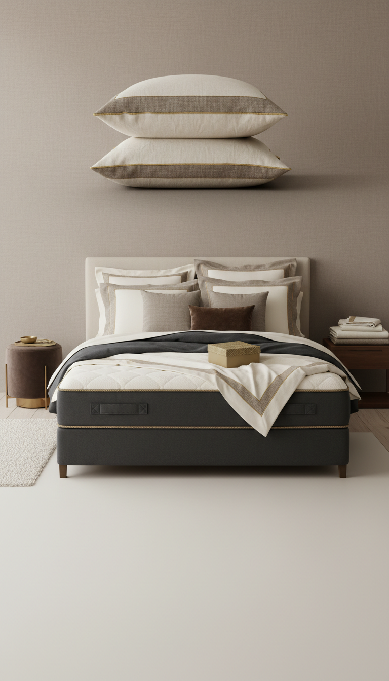Premium mattress with viscoelastic core