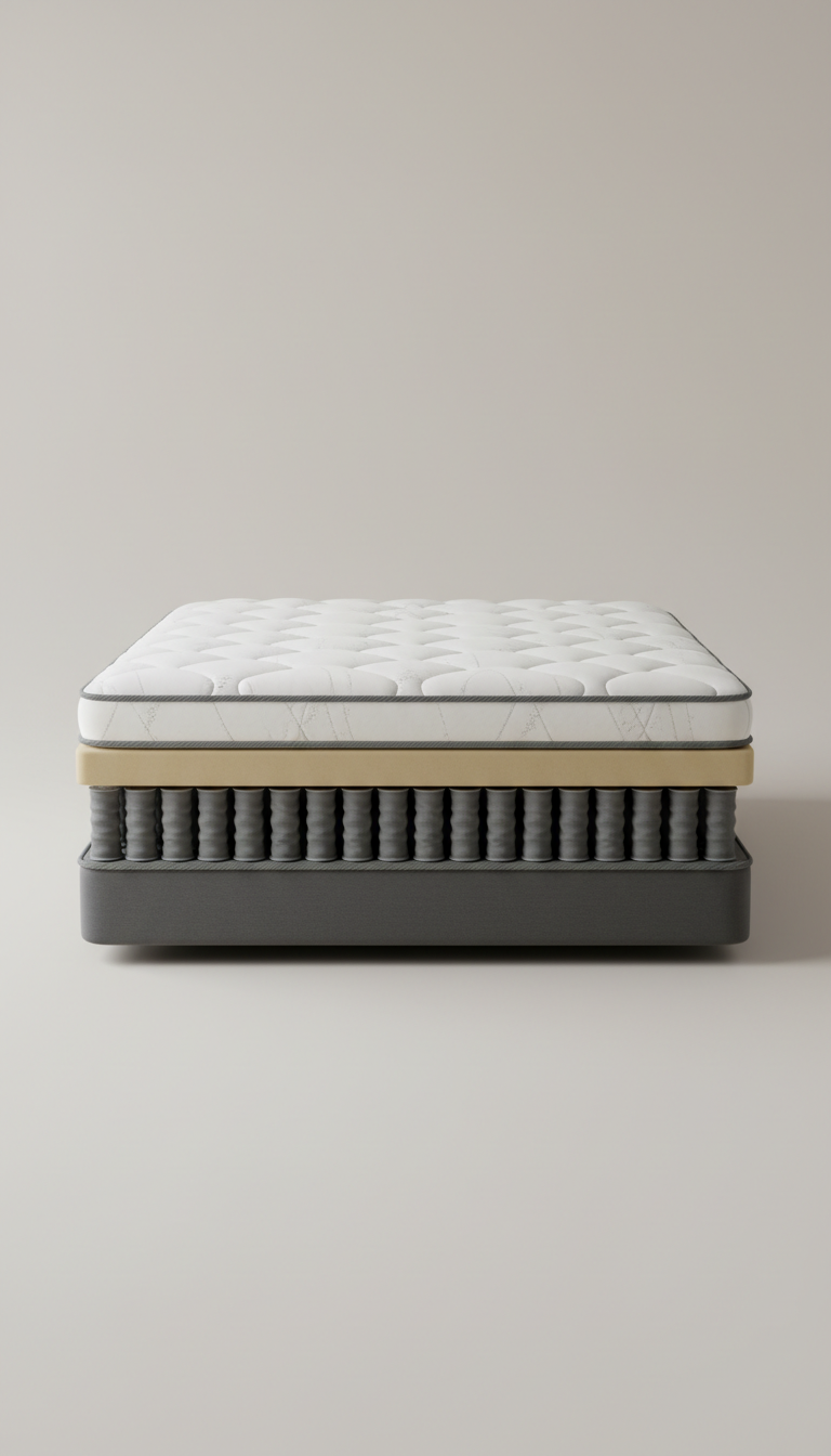 Hybrid Mattress Porcelain Finish