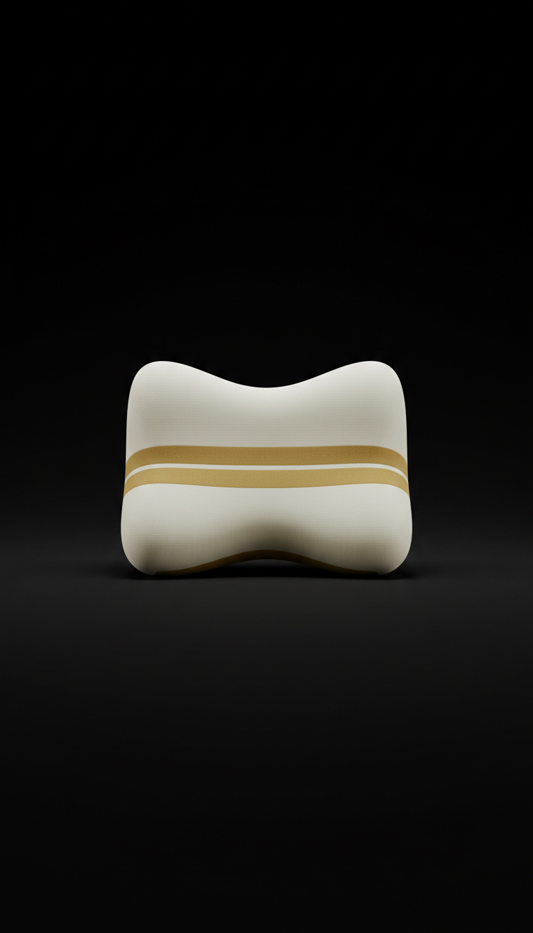 Ergonomic Pillow with Silken Microfiber